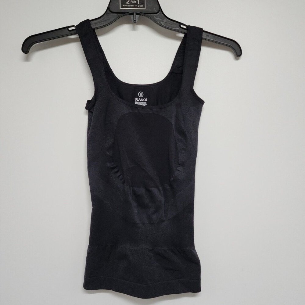 NEW Blanqi Womens Size Small Tank Top Black Maternity Underbust Belly Support